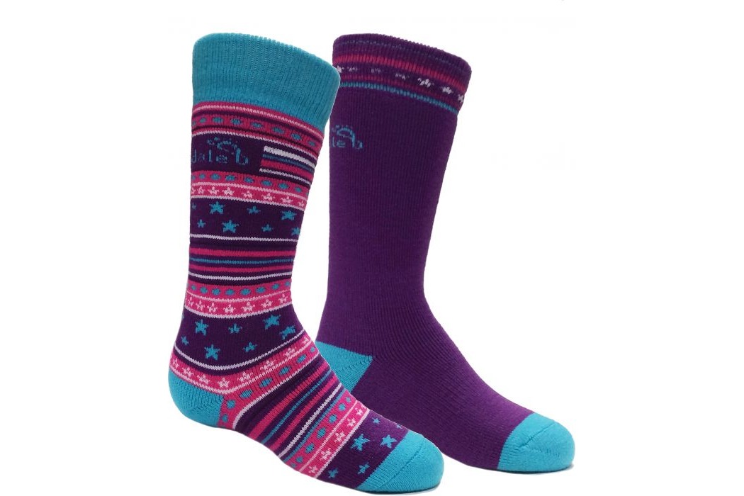 Bridgedale Kid's Merino Endurance Over Calf Ski Socks 2 Pack 