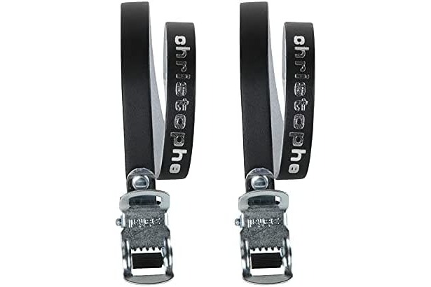 Zefal Christophe Leather Toe-Straps Black