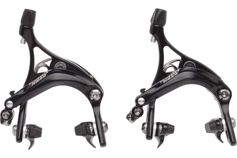 Tektro R539 Road Caliper Set Front & Rear Black 47-57mm QR