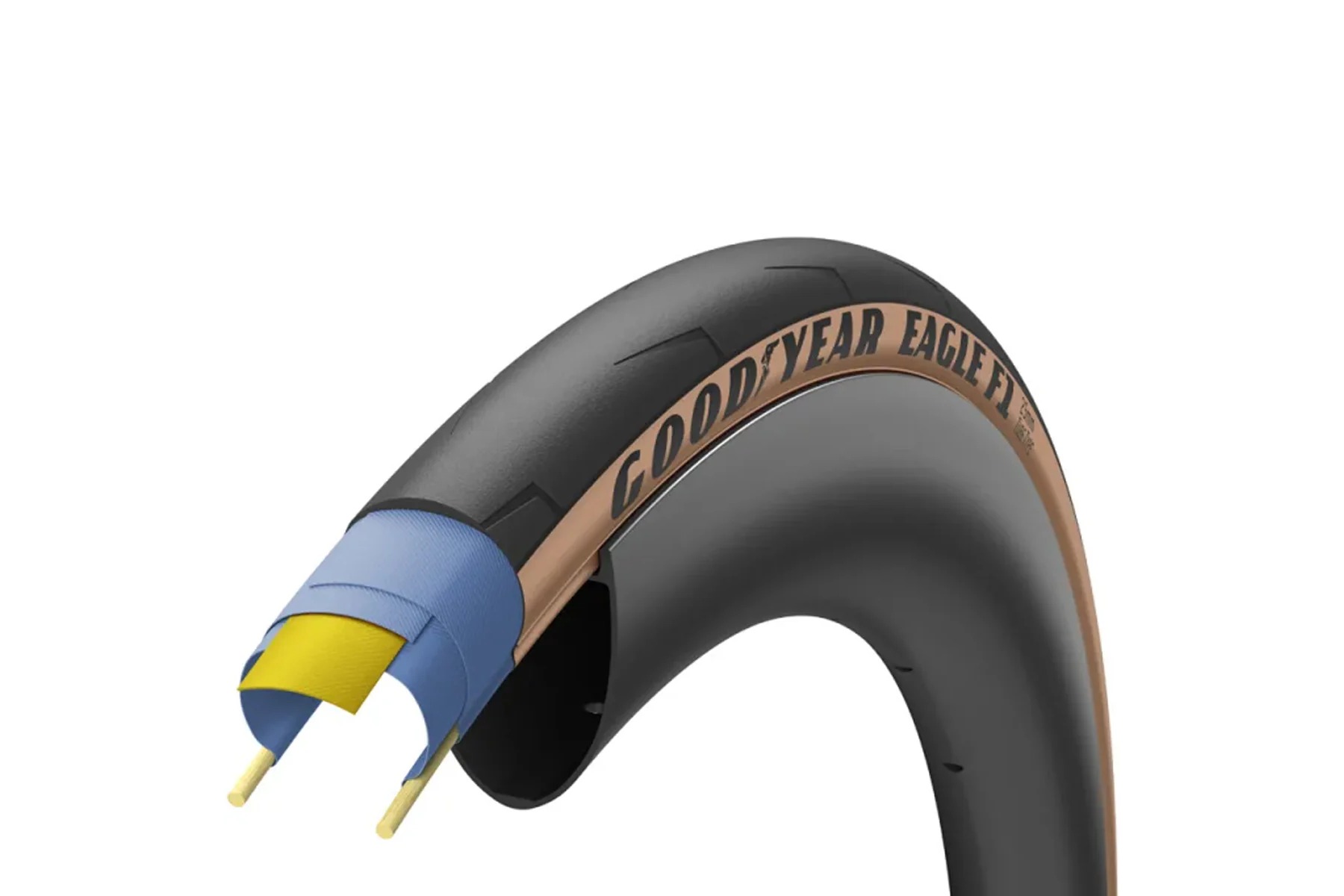 GOODYEAR　EAGLE F1　チューブタイプ　700×28c　TAN Goodyear Tire Eagle F1 700X28C Tan ✪ Revolution Cycle