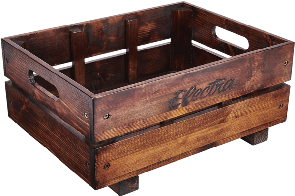 Electra Basket Crate MIK Pine Brown