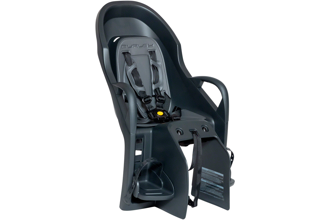 Burley Dash Frame Mount Child Seat - Black/Gray