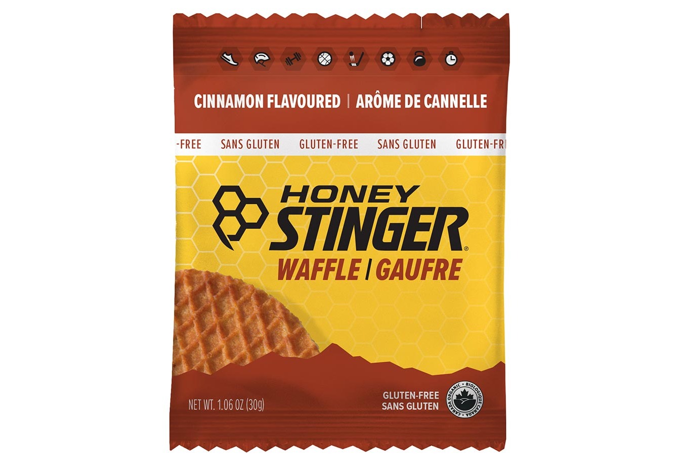 Honey Stinger Organic Gluten Free Waffles Cinnamon