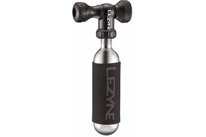 Lezyne Control Drive CO2 Inflator Threaded Presta Schrader Black