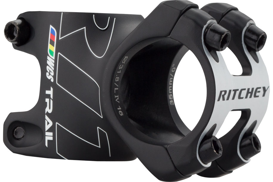 Ritchey WCS Trail Stem - 35mm, 31.8 Clamp, +/-0, 1 1/8", Aluminum, Blatte