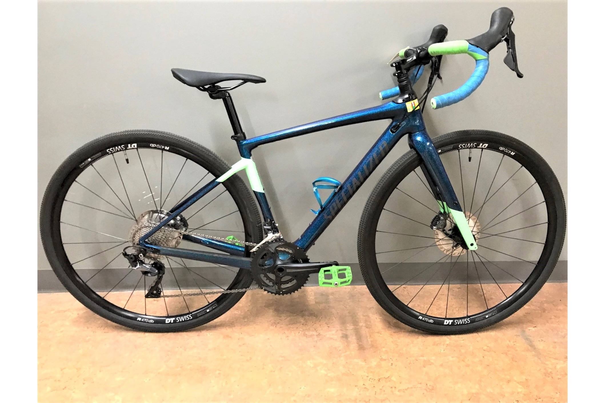 Used Specialized Diverge Carbon Blue/Grn 52cm