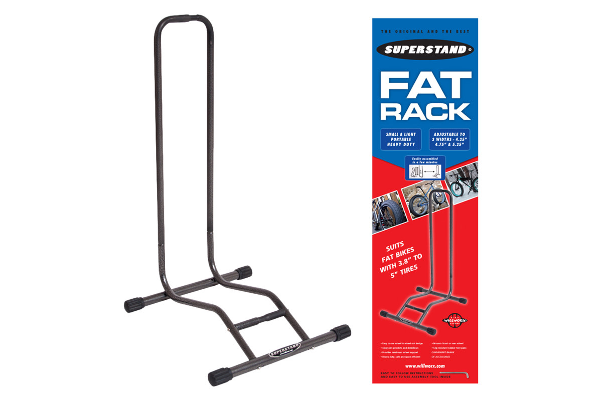 Willworx Superstand Fat Rack 5.25in Display/Storage Rack 1-Bike Flatpack