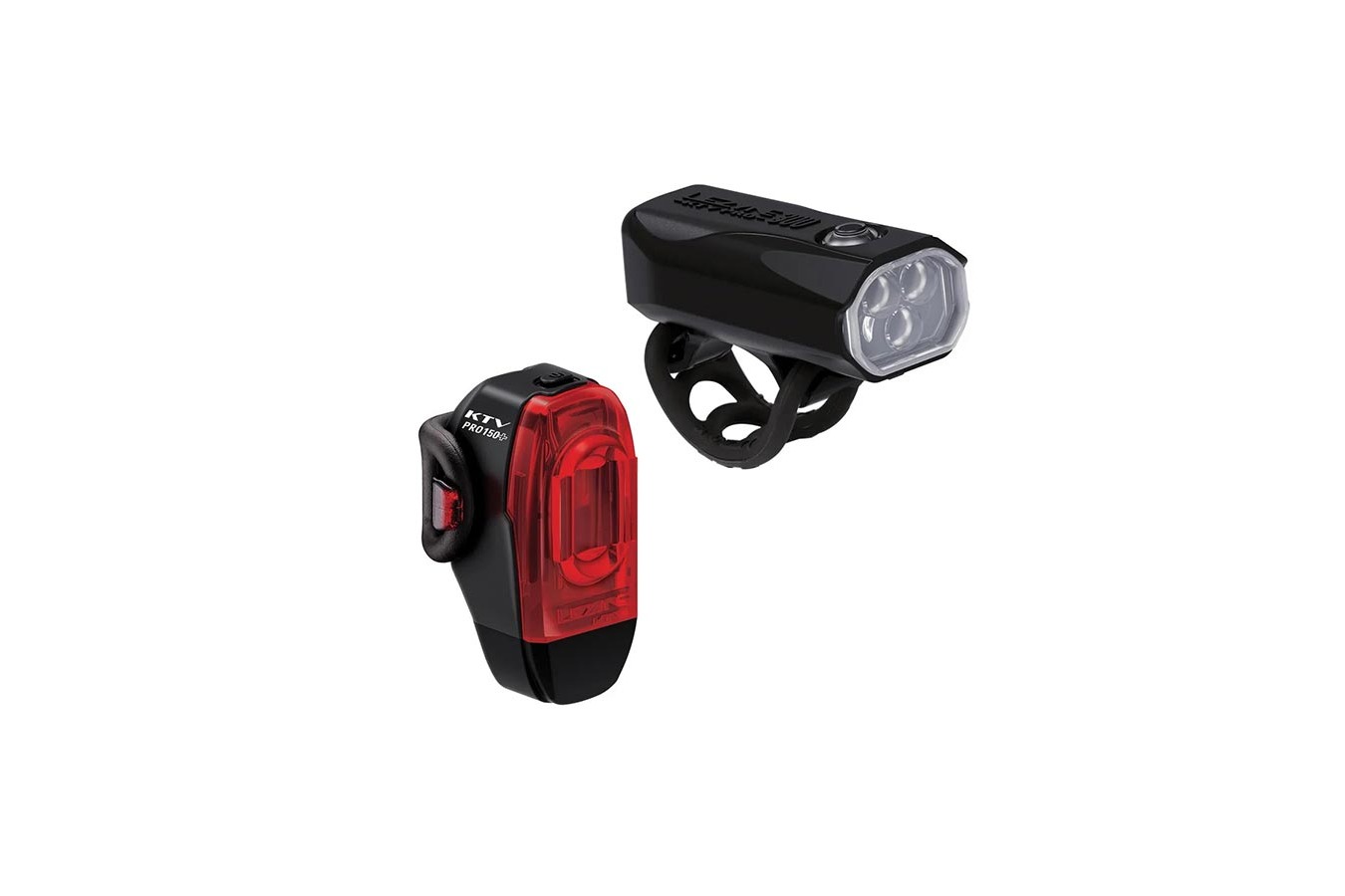 Lezyne Light Set KTV Drive Pro 300+/ KTV Drive Pro+ 150 Lumen Black