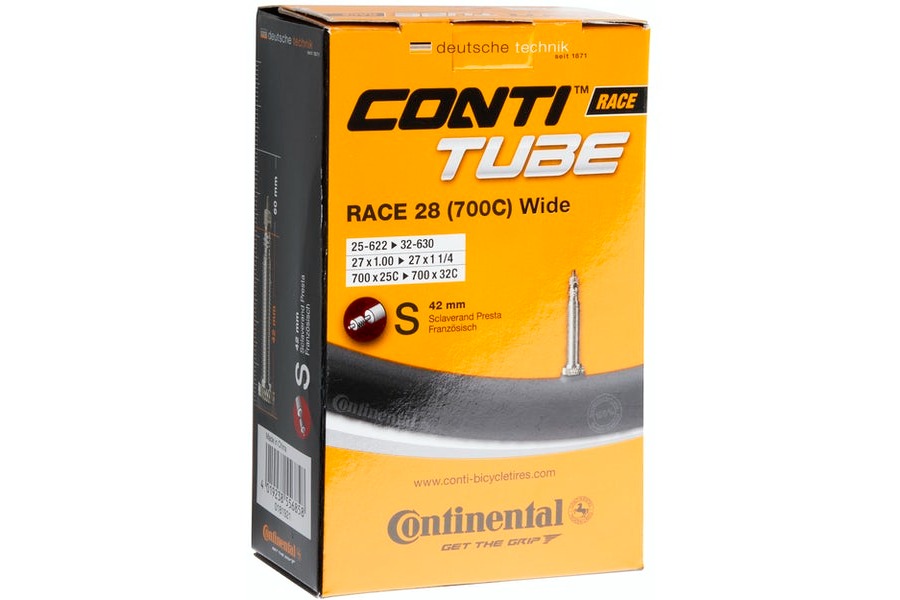 Continental InnerTube 700c x 25-32c Presta Valve 42mm Black