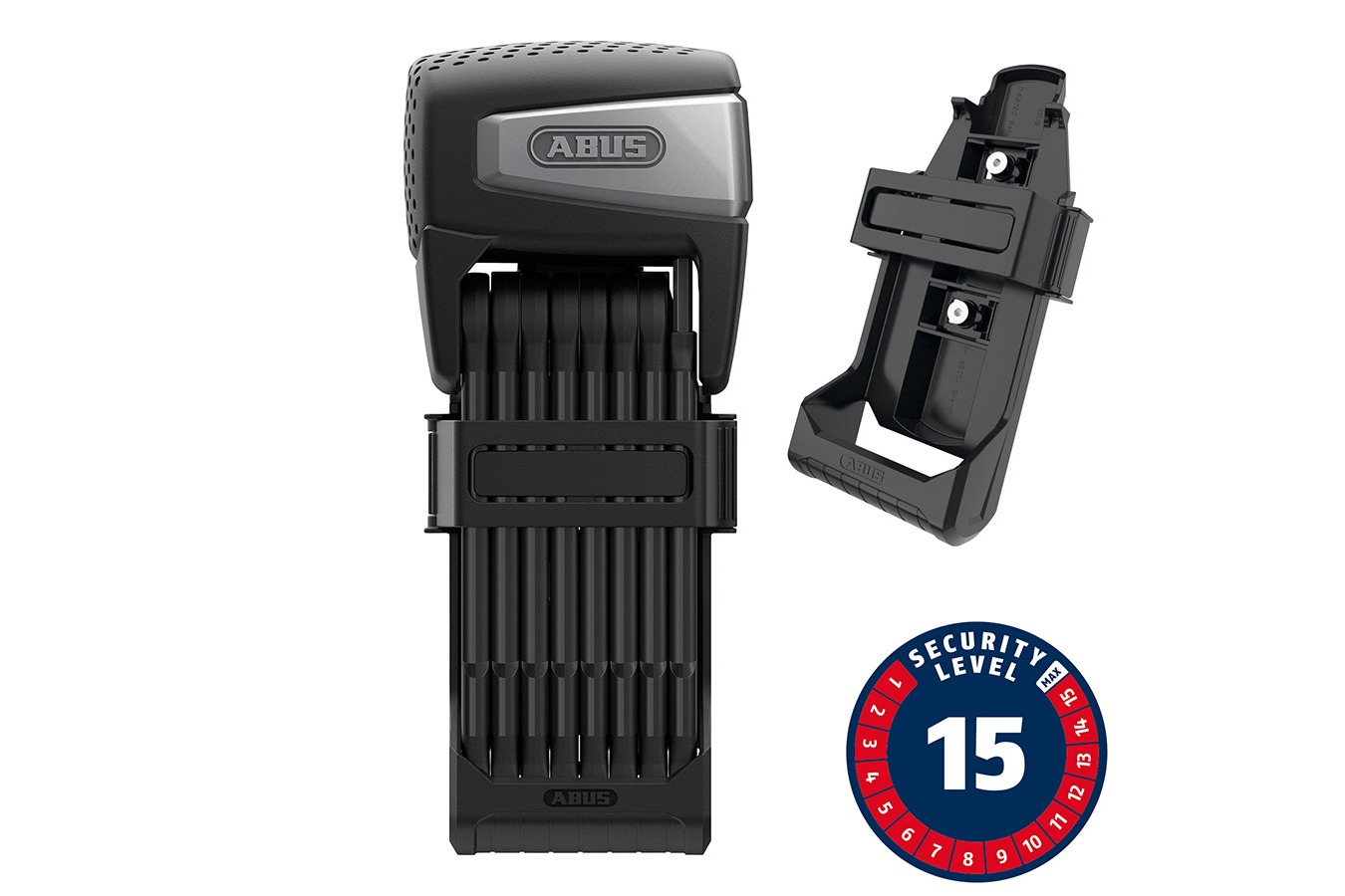 Abus Folding Lock Bordo Smart X 6500A Smart 5mm 110cm Black No Remote Requires Phone App