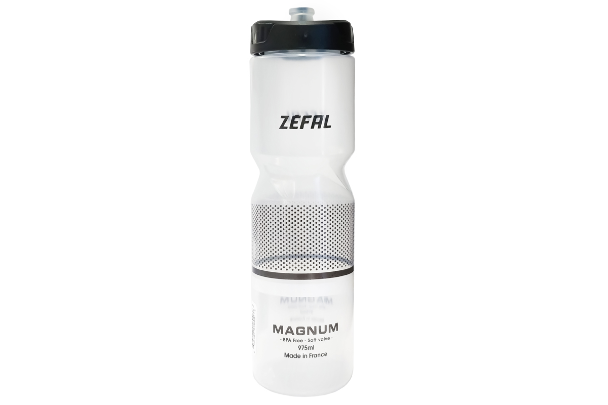 Zefal Water Bottle Magnum 975ml / 33oz Clear