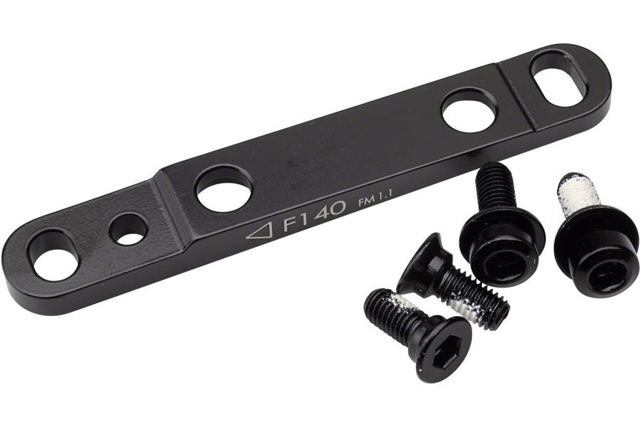 Tektro Disc Brake Adaptor - Front Flat Mount, Compatible with 140/160mm Rotor