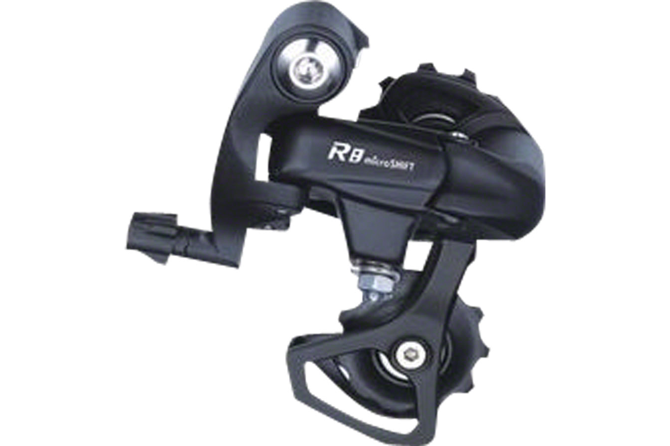 microSHIFT Rear Derailleur R8 8/9Speed Short Cage Black