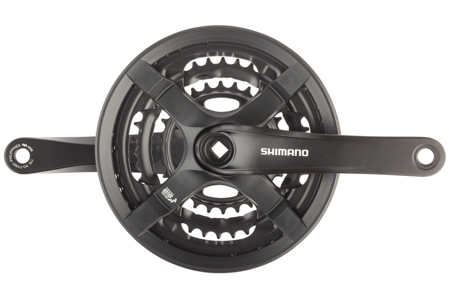 Shimano FC-TY501 6/7/8-Speed, 42/34/24t 170mm Square Taper