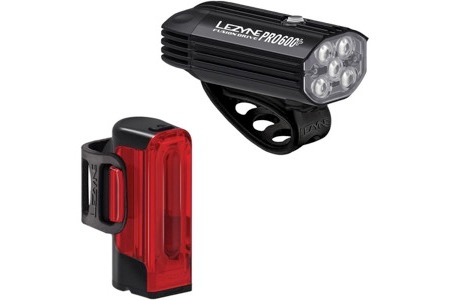 Lezyne Light Set Fusion Drive Pro 600+/Strip Drive 300+ Black