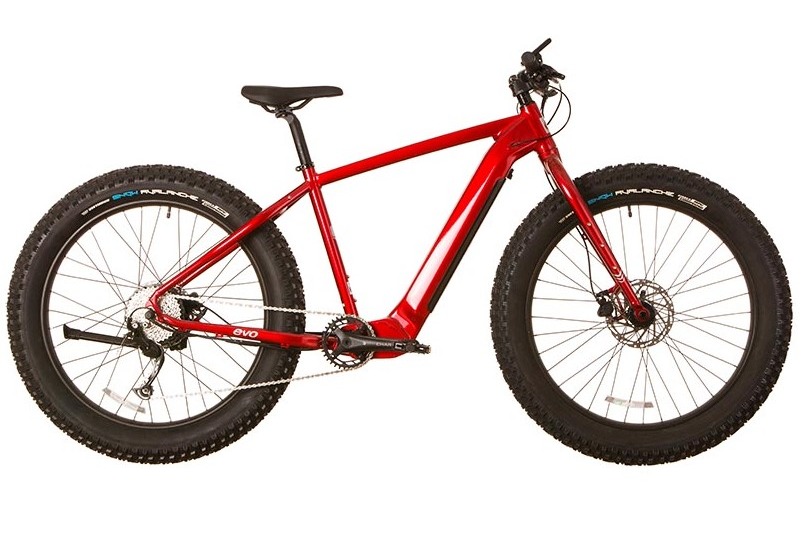 EVO eMTN G060 Electric Fat Bike 27.5in Red