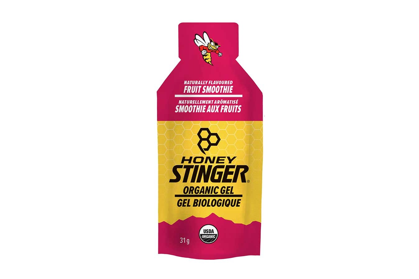 Honey Stinger Organic Energy Gel Box of 24 Fruit Smoothie