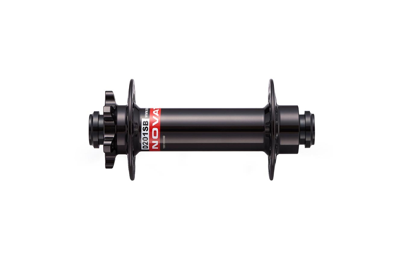 Novatec, D201, Disc Hub, Front, 32H, 15mm TA, 150mm, Black