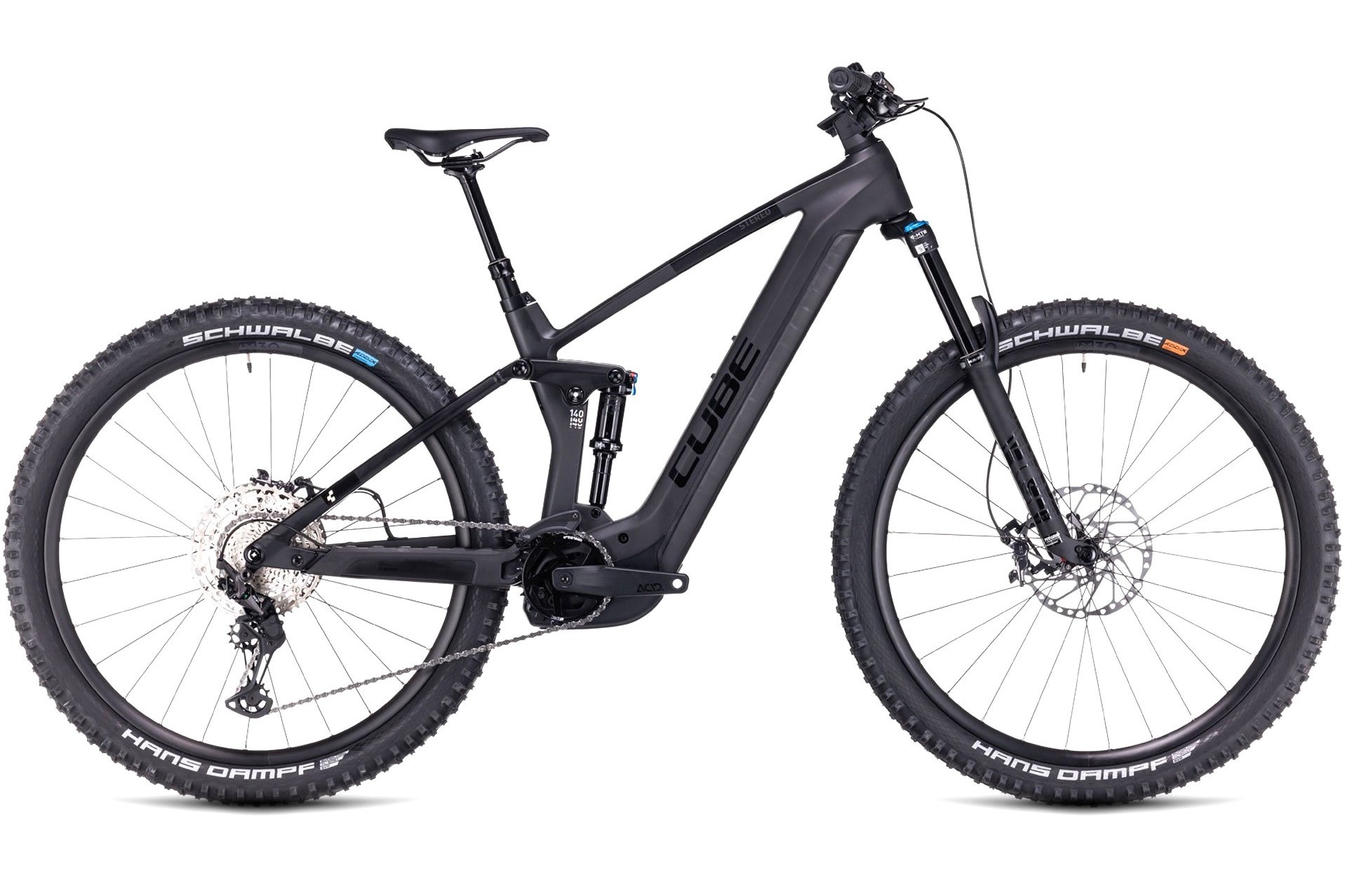 Cube Stereo 140 HPC SLX E750 XLarge Carbon/Reflex