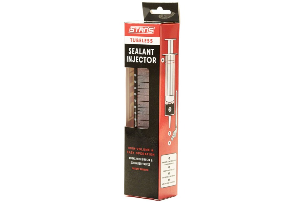 Stans NoTubes Sealant Injector Tool 5oz Syringe with Presta/Schrader Injection Tube