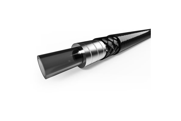 Elvedes 30m Brake Hosing Titanium Silver Braided with liner 5,0mm Per Foot