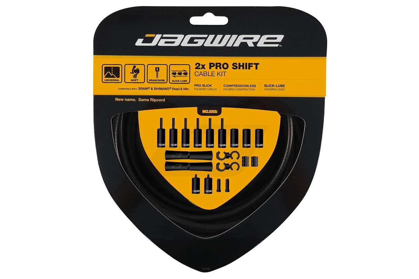 Jagwire Pro Shift Complete Shift Cable & Housing kit Stealth Black (Matte)