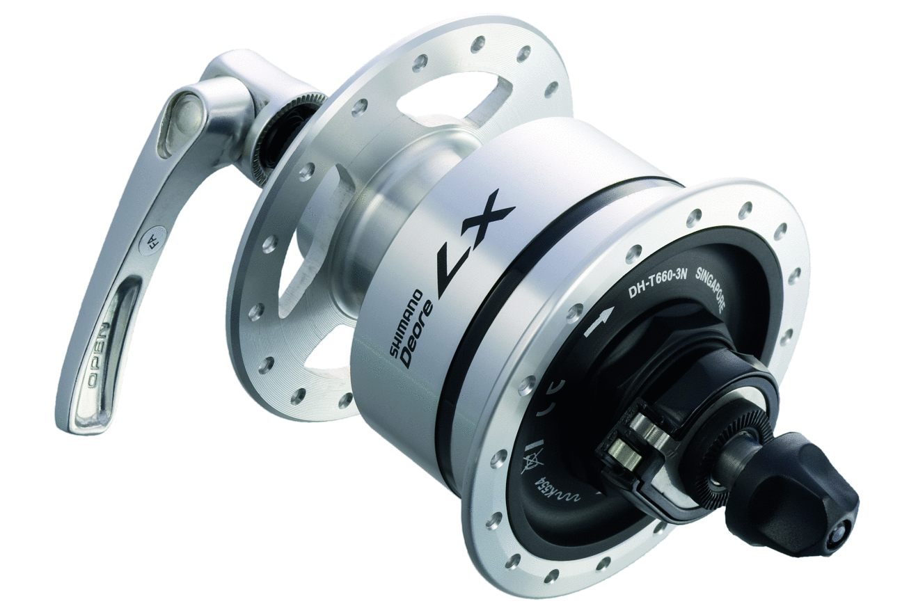 Shimano Hub Front T660 LX Non-Disc Silver