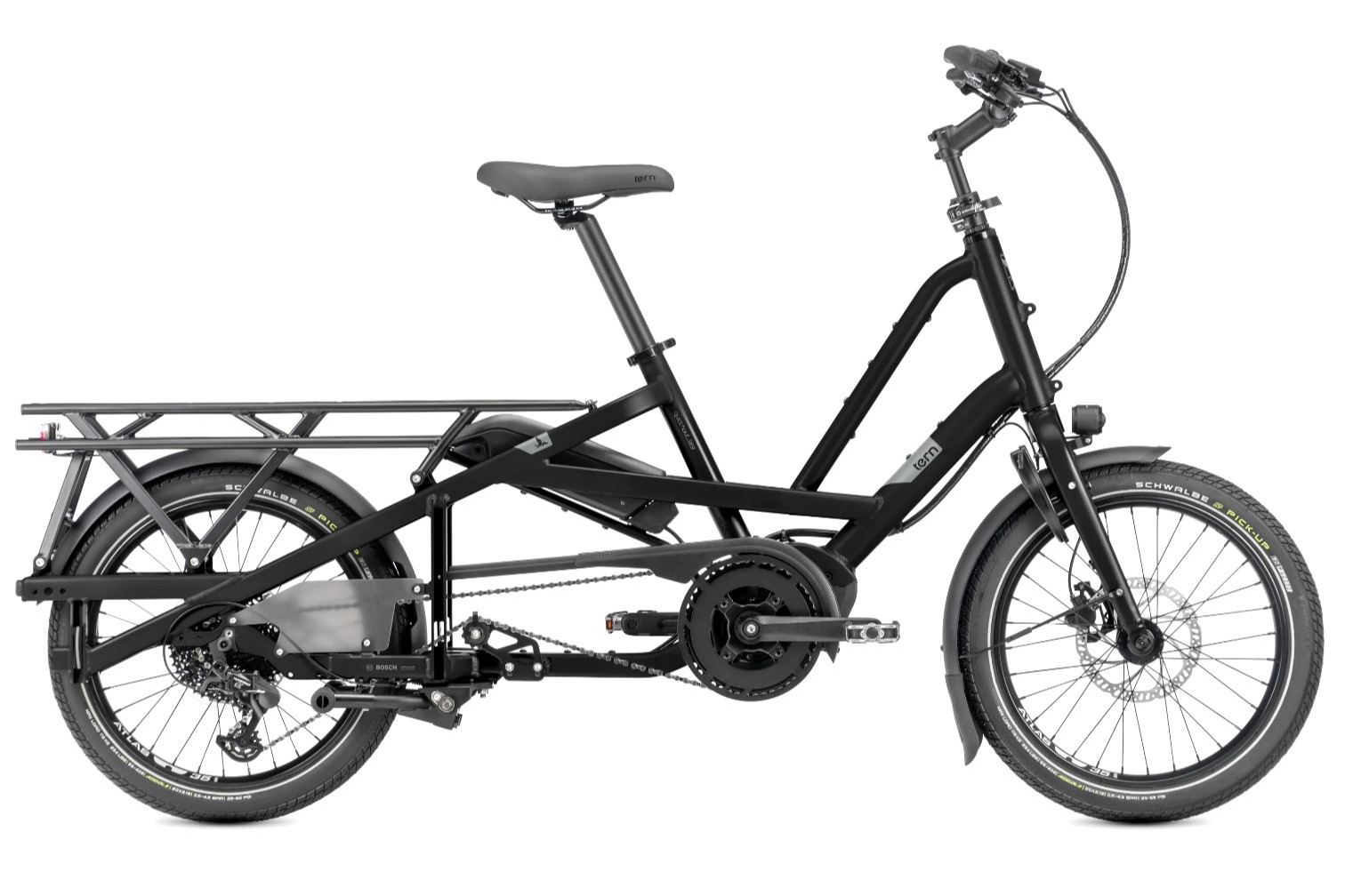 Tern Quick Long Haul D9 Cargo Line 500wh Satin Black