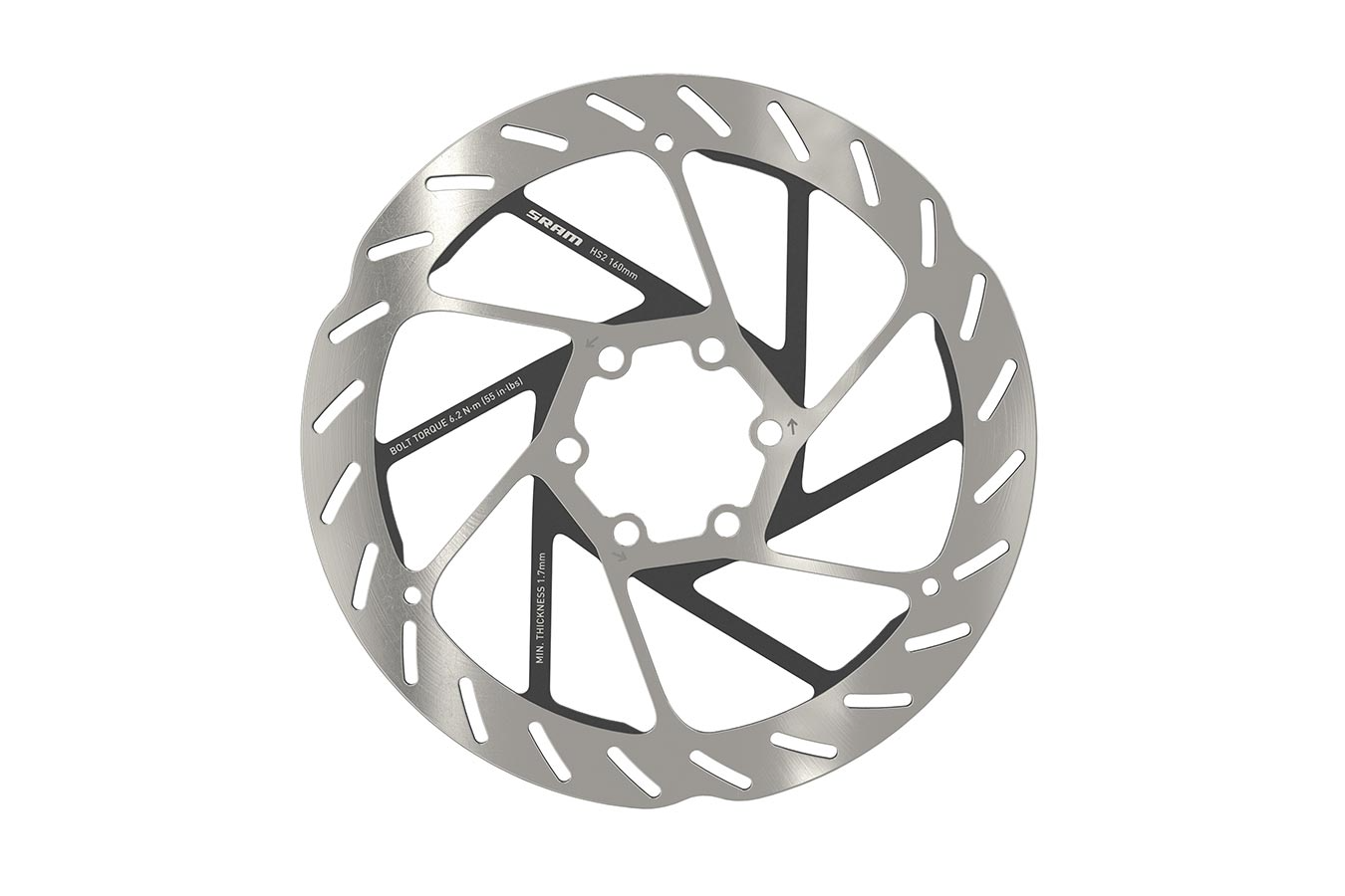 SRAM Disc Brake Rotor HS2 Rounded 6Bolt