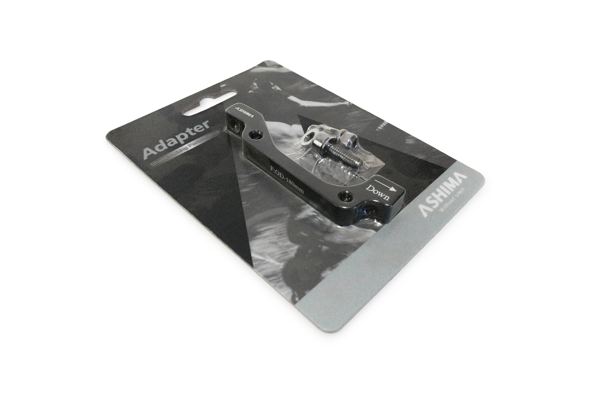 Ashima Disc Brake Adaptor Post Mount to IS Front:OD-180mm