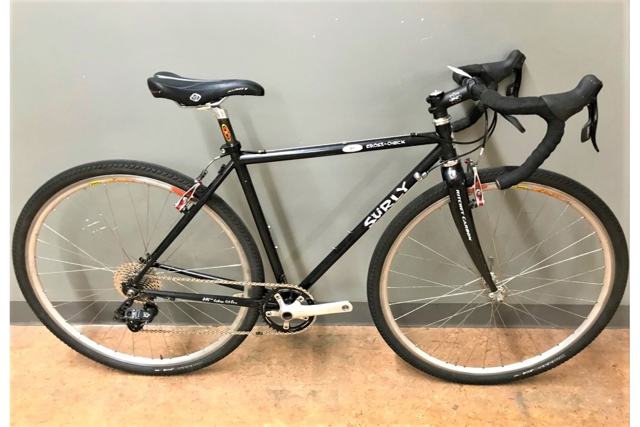 USED Surly Crosscheck 50cm (small) Black 1x10speed ✪ Revolution Cycle