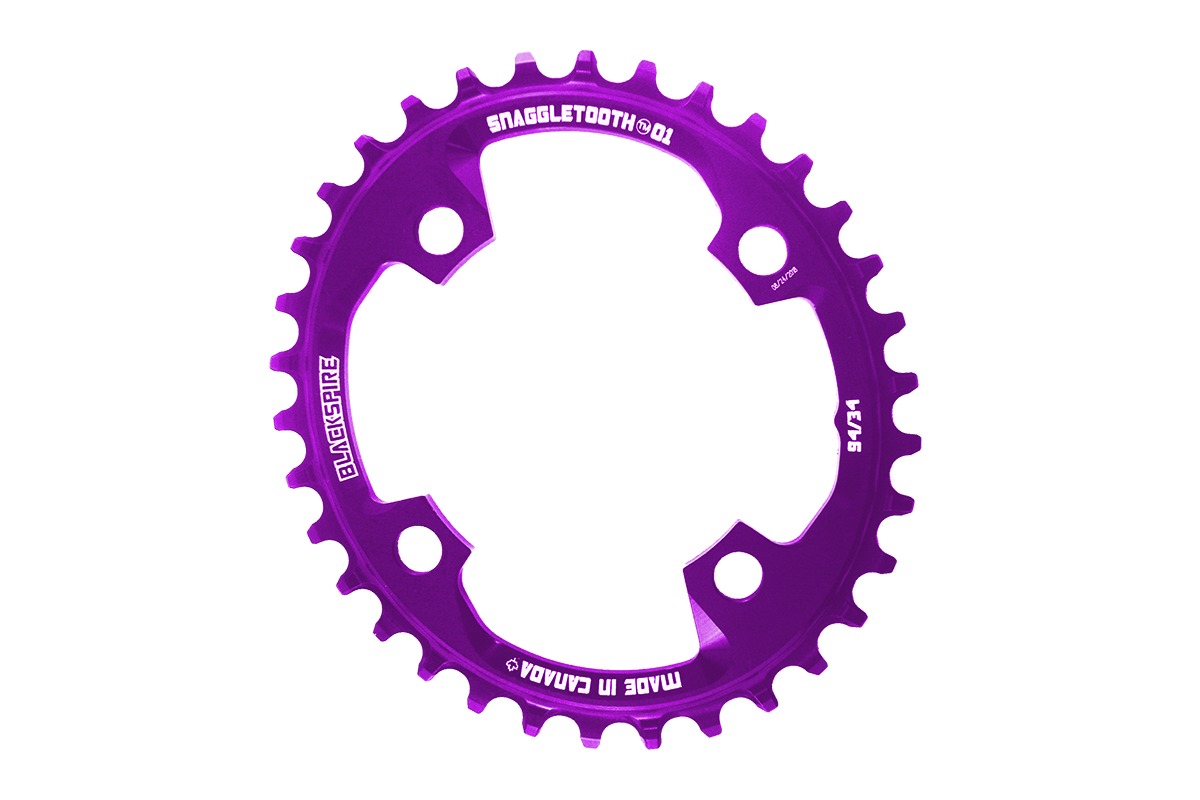 Blackspire Chainring Narrow Wide Oval 104BCD 30Tooth Purple