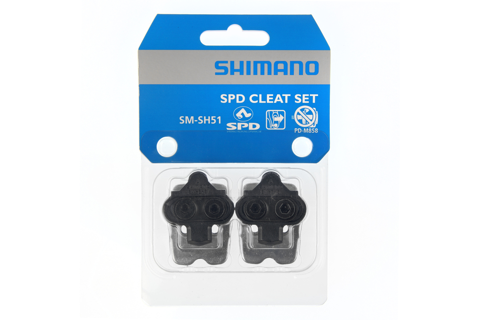 Shimano SPD Cleat Set SM-SH51 Single Release Black