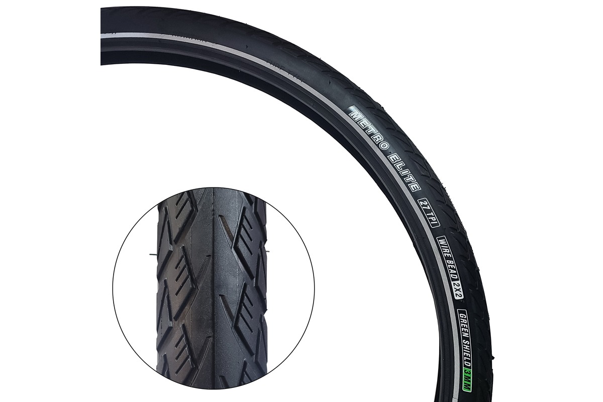 Damco Tire Metro Elite E-Bike Wire Bead 700c x 45 mm Black