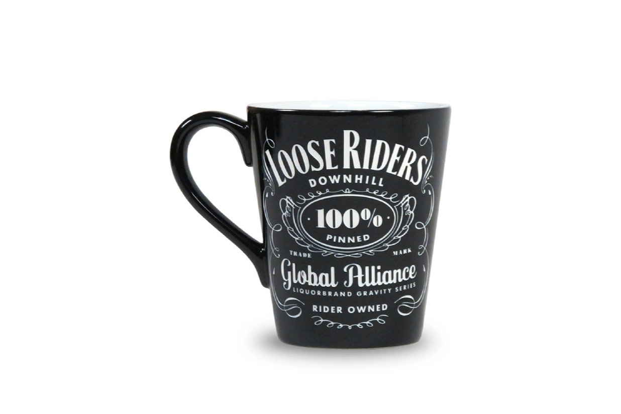 Loose Riders Mug 100% Black/White