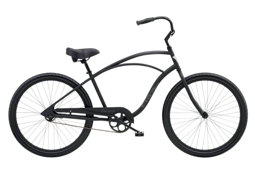 Matte black cruiser bike new arrivals