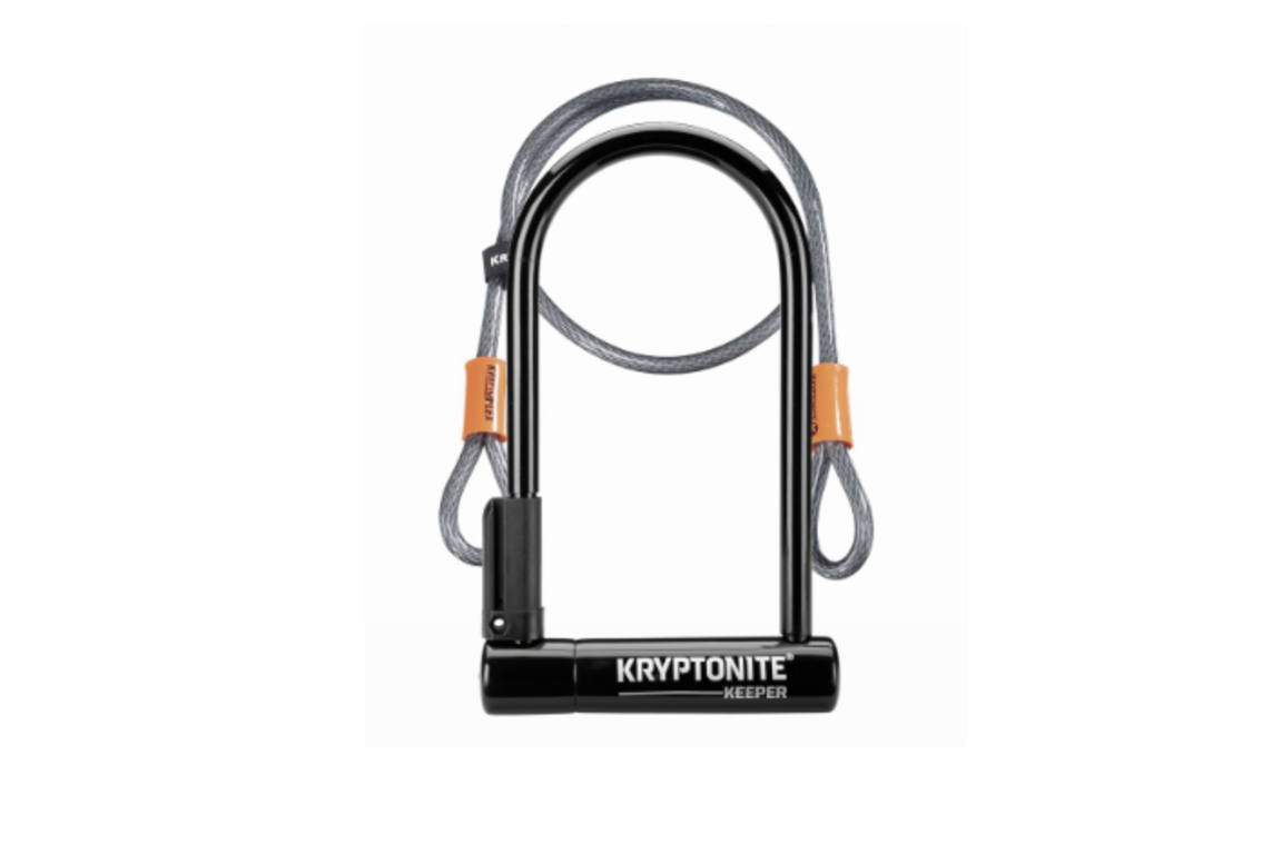 Kryptonite Keeper 12 STD U-Lock with 4foot Flex Cable