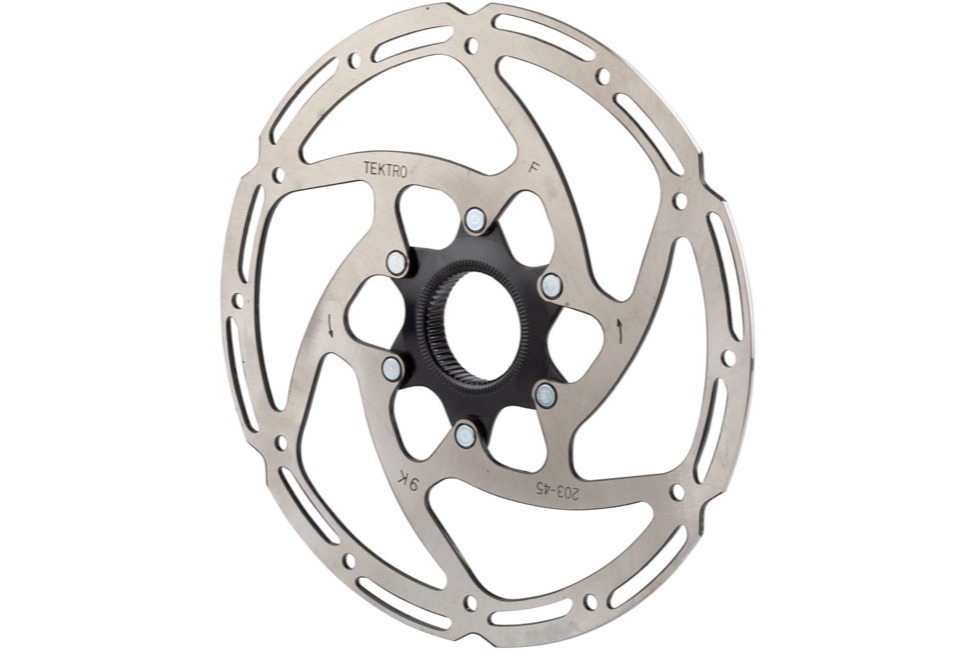 Tektro Disc Brake Rotor TR180 45 CenterLock 2.3mm Thickness 180mm Silver Revolution Cycle