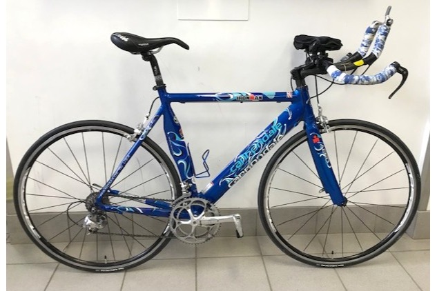 Used Cannondale Ironman 2000 TT Aero Bike  Ultegra 56cm Blue